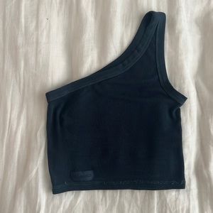 Set active basic one shoulder tank